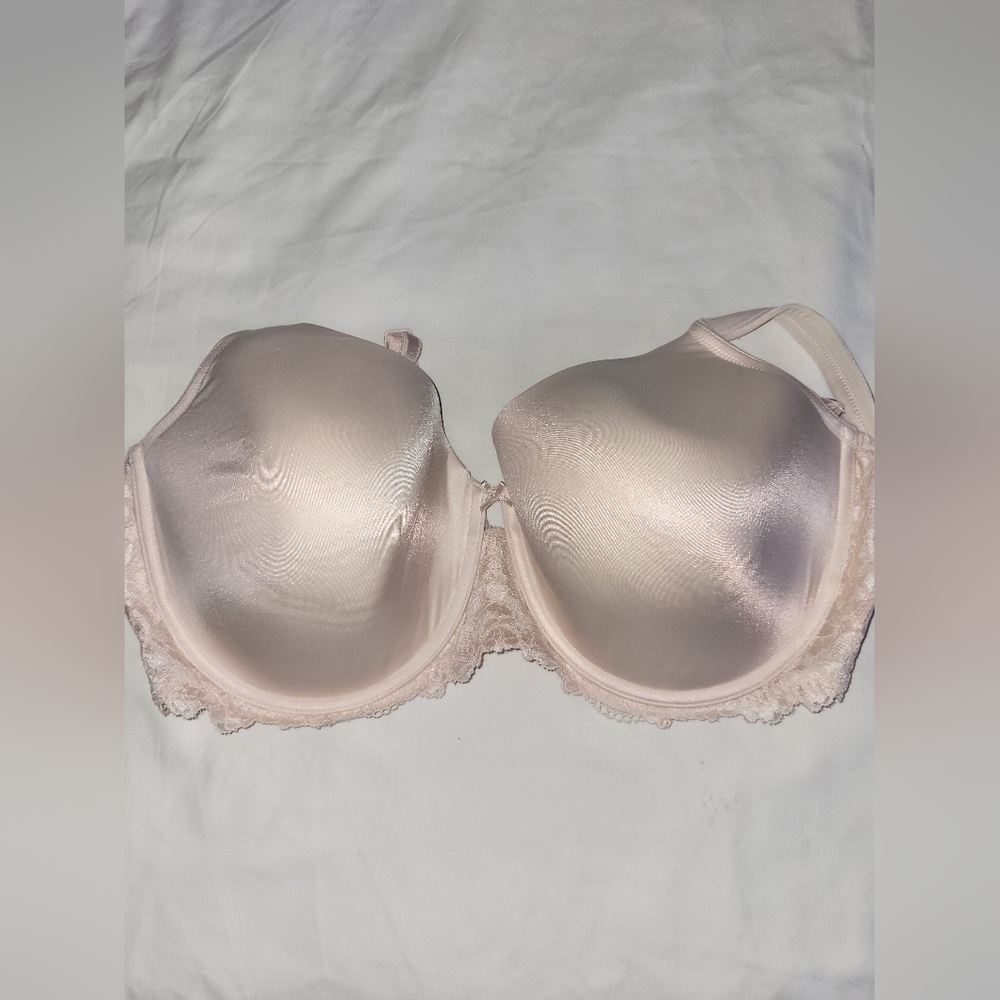 Talbots Cream Lace Trim Bra